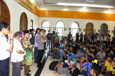 600 ODP Corona yang Dikarantina Pemkab Bengkalis Diperbolehkan Pulang